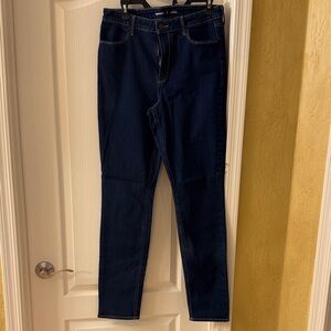 Old Navy High-Rise Straight Jeans in Deep Indigo Tall